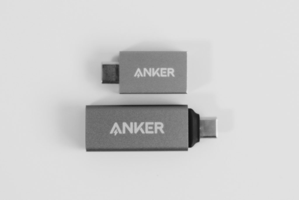 AnkerのSDカードリーダーとUSB-C→USB-A変換